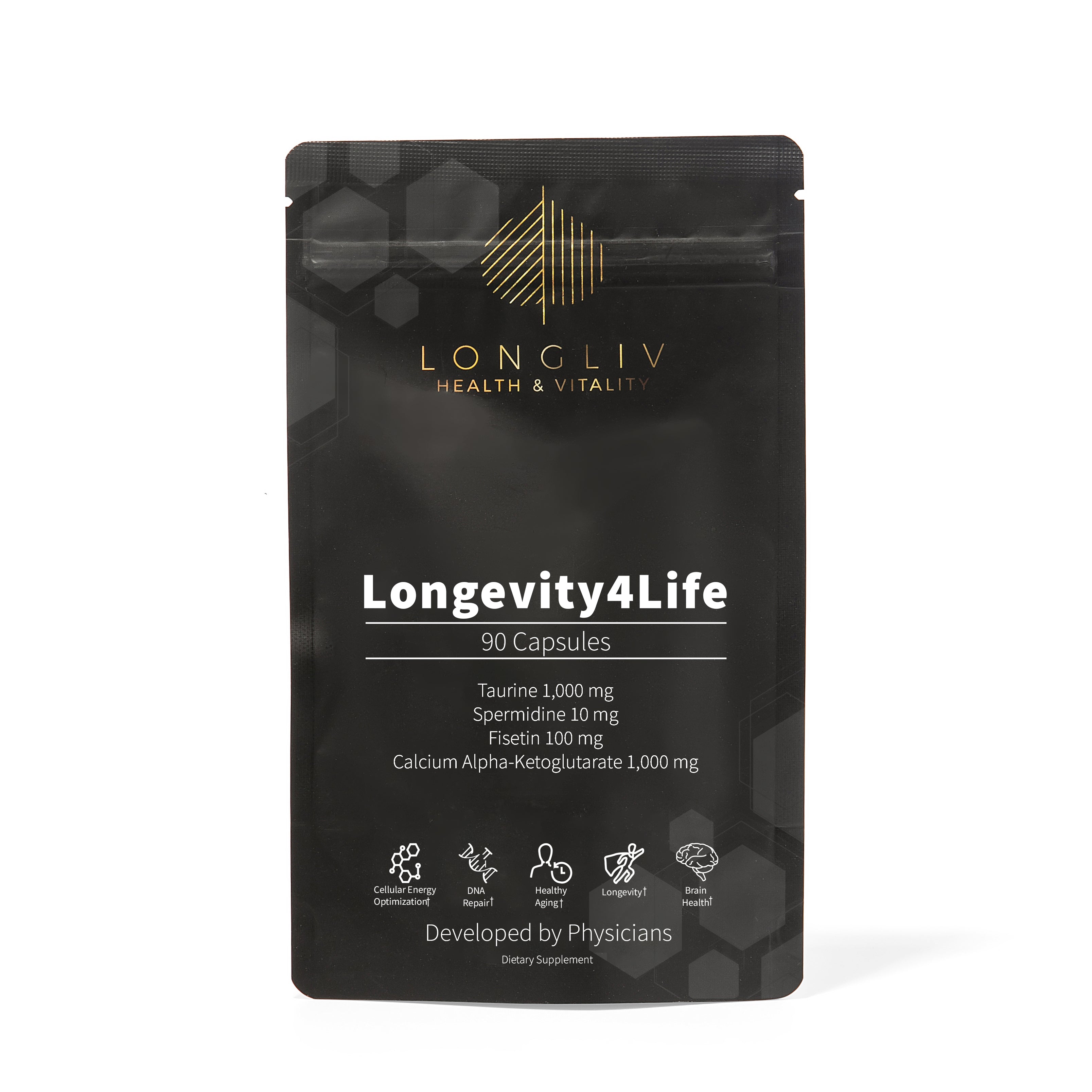 Longevity4Life Capsules, Resveratrol Capsules & NMN Powder (new packaging) Bundle